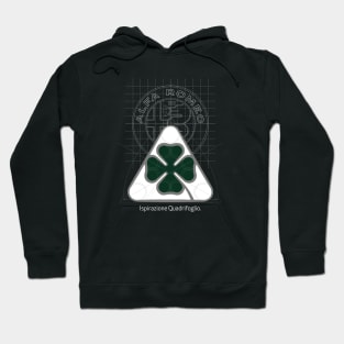 Alfa Romeo Quadrifoglio Construct white logo type 1 Hoodie